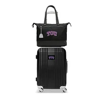 MOJO TCU Horned Frogs Premium Laptop Tote Bag and Luggage Set