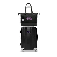 MOJO TCU Horned Frogs Premium Laptop Tote Bag and Luggage Set
