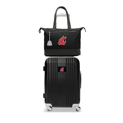 MOJO Washington State Cougars Premium Laptop Tote Bag and Luggage Set
