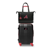 MOJO Atlanta Braves Premium Laptop Tote Bag and Luggage Set