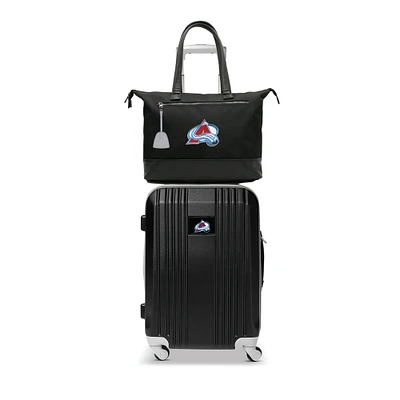 MOJO Colorado Avalanche Premium Laptop Tote Bag and Luggage Set