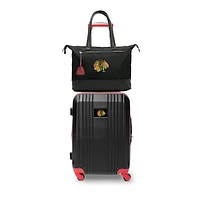 MOJO Chicago Blackhawks Premium Laptop Tote Bag and Luggage Set