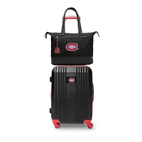 MOJO Montreal Canadiens Premium Laptop Tote Bag and Luggage Set