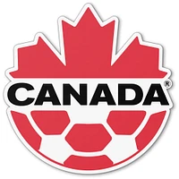 The Sports Vault White Canada Soccer Jumbo 8" Magnet