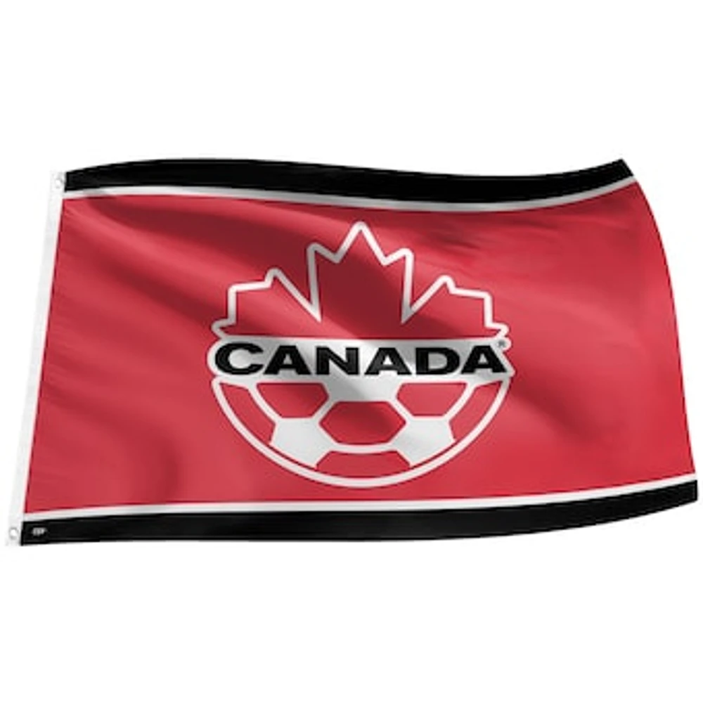 The Sports Vault Red Canada Soccer 3' x 5' Flag