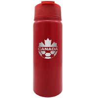 The Sports Vault Red Canada Soccer 18oz. Executive Water Bottle