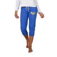 Women's Concepts Sport Royal Los Angeles Rams Quest Knit Capri Pants