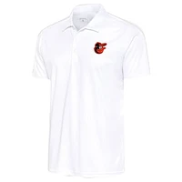 Men's Antigua White Baltimore Orioles Apex Polo