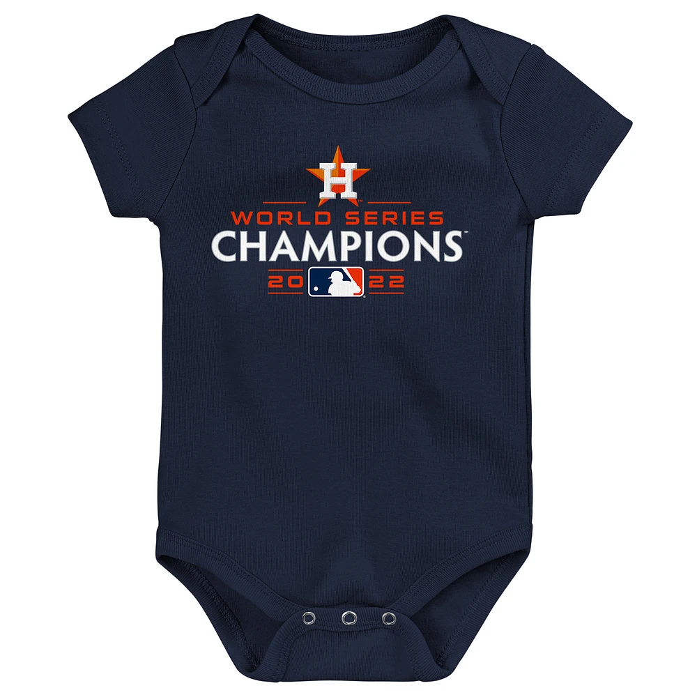 Infant Navy Houston Astros 2022 World Series Champions - Bodysuit