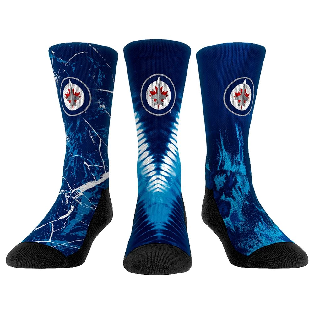 Youth Rock Em Socks Winnipeg Jets Three-Pack Crew Socks Set