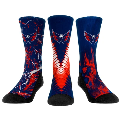 Youth Rock Em Socks Washington Capitals Three-Pack Crew Socks Set