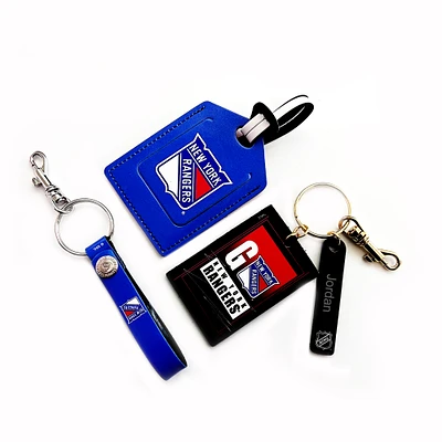 New York Rangers - Leather Three-Piece Gift Pack with Personalized Tag