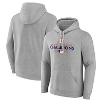 Men's Fanatics Gray Houston Astros 2022 World Series Champions Big & Tall Logo Pullover Hoodie