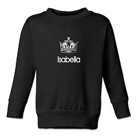 Toddler Black Los Angeles Kings Personalized Pullover Sweatshirt
