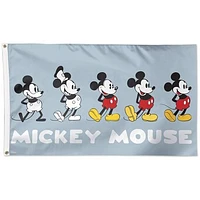 WinCraft Disney Mickey Throughout The Years 3' x 5' Single-Sided Deluxe Flag