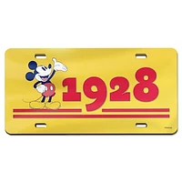 WinCraft Disney 1928 Laser-Cut Acrylic License Plate