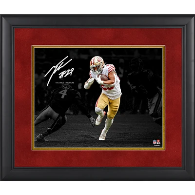 Talanoa Hufanga San Francisco 49ers Facsimile Signature Framed 11" x 14" Spotlight Photograph