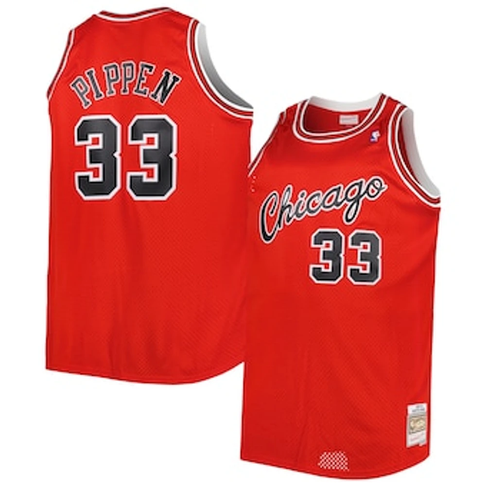 Men's Mitchell & Ness Scottie Pippen Red Chicago Bulls Big & Tall Hardwood Classics 2003/04 Swingman Jersey