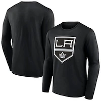 Men's Black Los Angeles Kings Primary Logo Team Long Sleeve T-Shirt