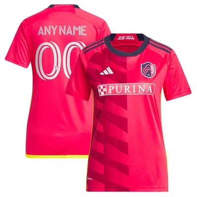 Women's adidas Red St. Louis CITY SC 2023 Kit Replica Custom Jersey