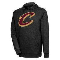 Men's Antigua Heather Cleveland Cavaliers Action Pullover Hoodie