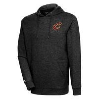 Men's Antigua Heather Cleveland Cavaliers Action Pullover Hoodie