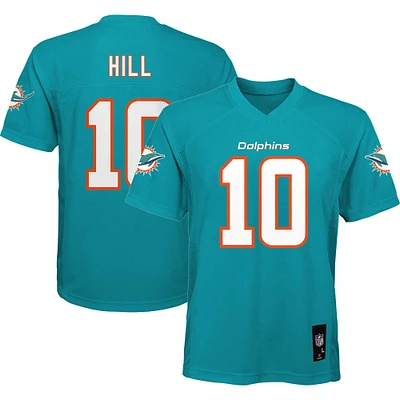 Youth Tyreek Hill Aqua Miami Dolphins Replica Player Jersey