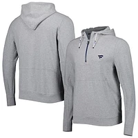 Men's B. Draddy Heather Gray Fanatics Corporate The Proctor Quarter-Zip Hoodie