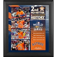 Houston Astros Framed 15" x 17" 2022 World Series Game 4 No-Hitter Collage