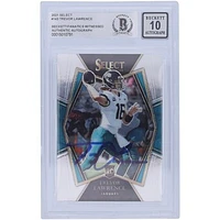 Trevor Lawrence Jacksonville Jaguars Autographed 2021 Panini Select Premier Level #143 Beckett Fanatics Witnessed Authenticated 10 Rookie Card