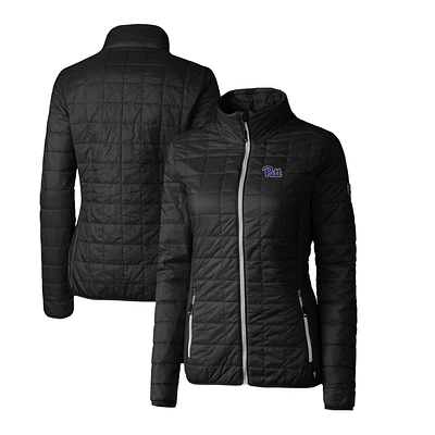 Women's Cutter & Buck Pitt Panthers Rainier Eco Insulated Puffer Full-Zip Jacket