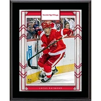 Lucas Raymond Detroit Red Wings 10.5" x 13" Sublimated Player Plaque