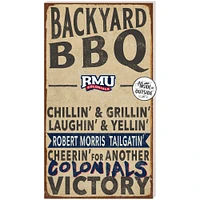 Robert Morris Colonials 11'' x 20'' Indoor/Outdoor BBQ Sign