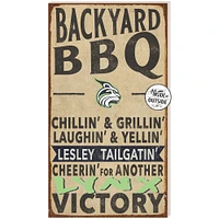 Lesley Lynx 11'' x 20'' Indoor/Outdoor BBQ Sign