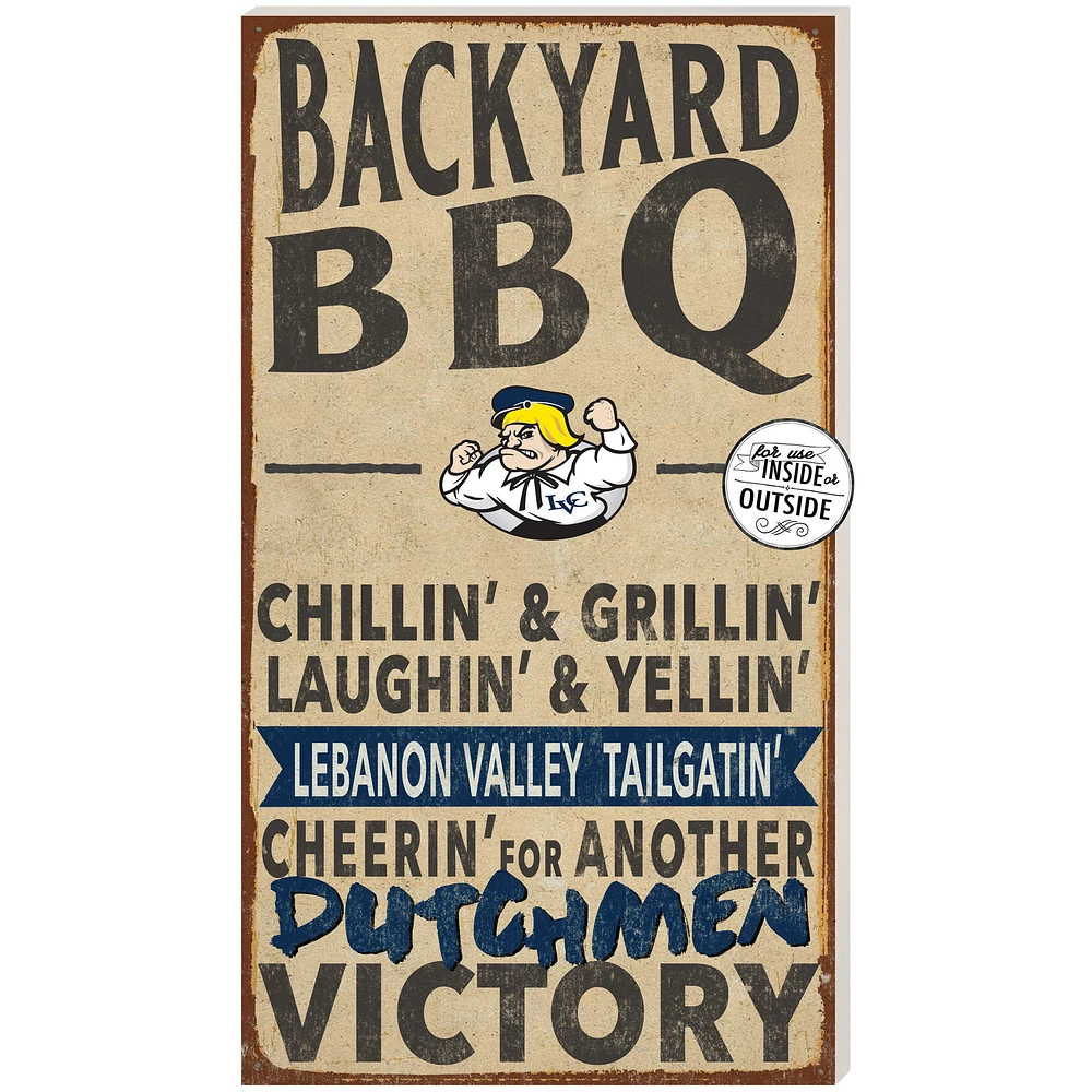 Lebanon Valley College 11'' x 20'' Indoor/Outdoor BBQ Sign