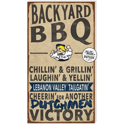 Lebanon Valley College 11'' x 20'' Indoor/Outdoor BBQ Sign