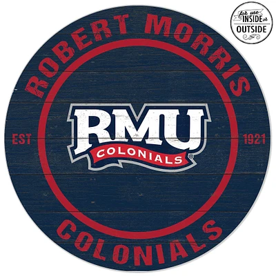 Robert Morris Colonials 20'' x 20'' Indoor/Outdoor Team Color Circle Sign