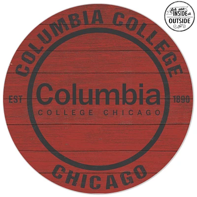 Columbia Renegades 20'' x 20'' Indoor/Outdoor Team Color Circle Sign