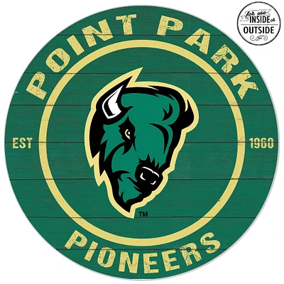 Point Park Pioneers 20'' x 20'' Indoor/Outdoor Team Color Circle Sign