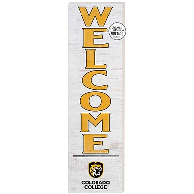 Colorado College Tigers 10'' x 35'' Indoor/Outdoor Welcome Sign