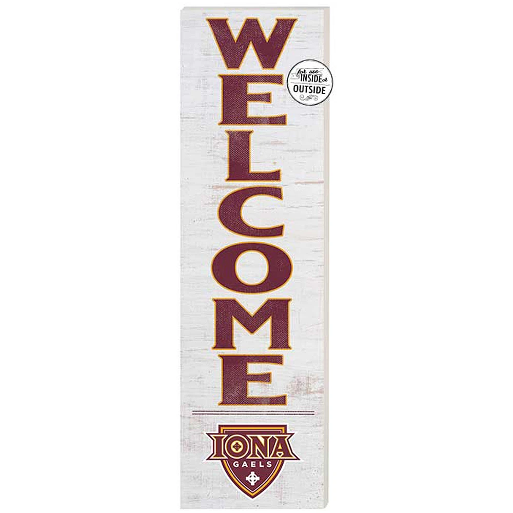 Iona University Gaels 10'' x 35'' Indoor/Outdoor Welcome Sign