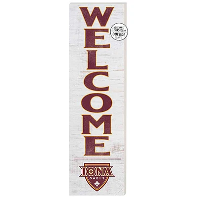 Iona University Gaels 10'' x 35'' Indoor/Outdoor Welcome Sign