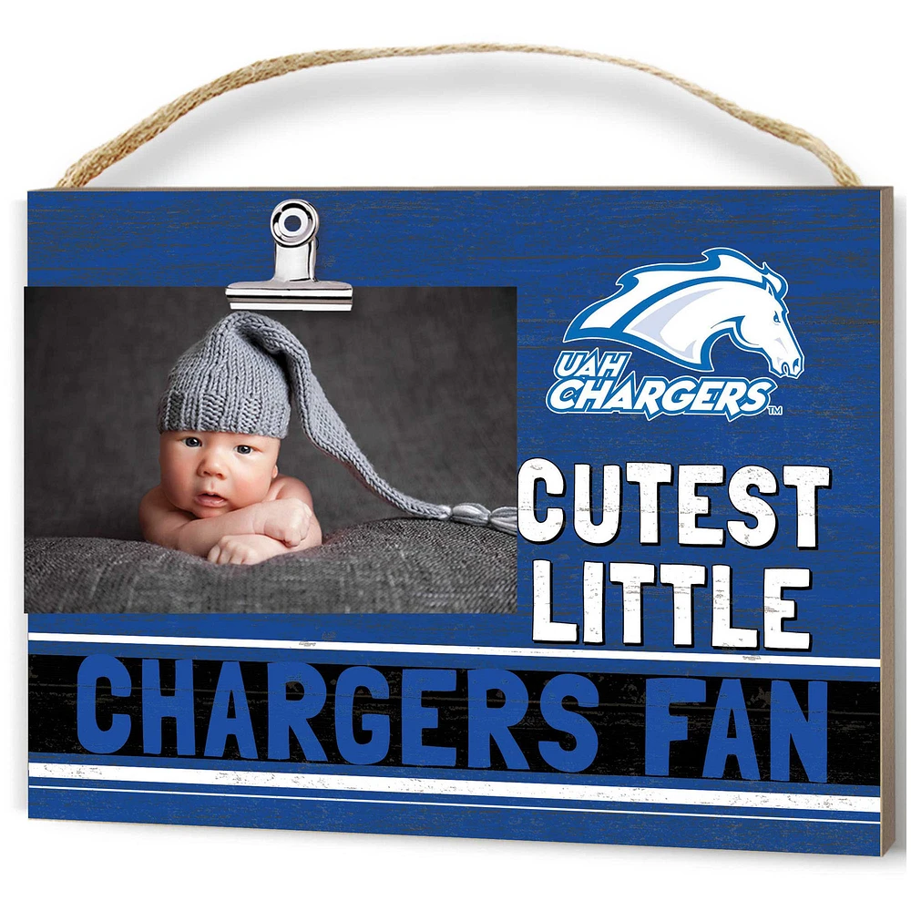 UAH Chargers 8'' x 10'' Cutest Little Team Logo Clip Photo Frame