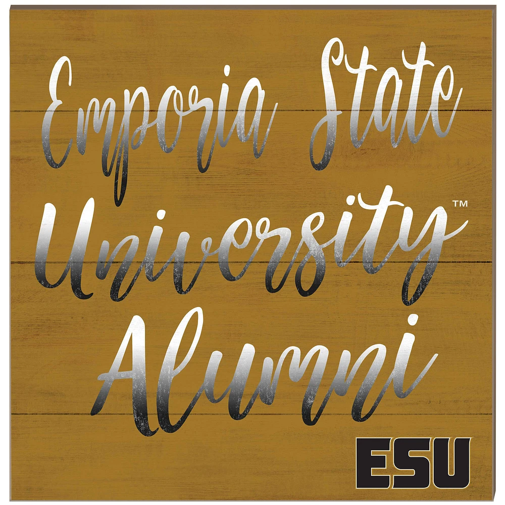 Emporia State Hornets 10'' x 10'' Alumni Plaque