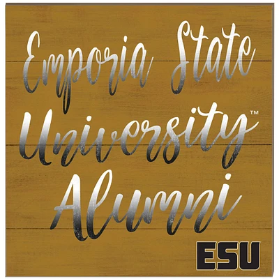 Emporia State Hornets 10'' x 10'' Alumni Plaque