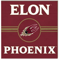 Elon Phoenix 10" x 10" Retro Team Sign