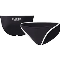 Women's G-III 4Her by Carl Banks Black Florida Gators Play Action Bikini Bottoms