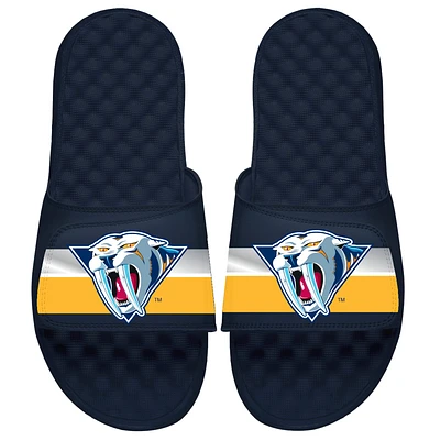 Men's ISlide Navy Nashville Predators Special Edition 2.0 Slide Sandals