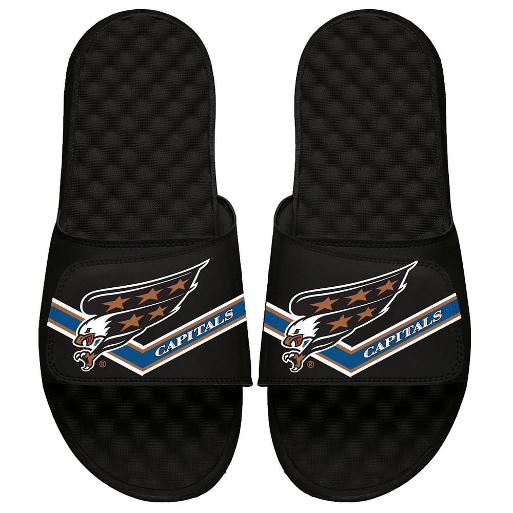 Youth ISlide Black Washington Capitals Special Edition 2.0 Slide Sandals