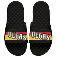 Youth ISlide Black Vegas Golden Knights Special Edition 2.0 Slide Sandals
